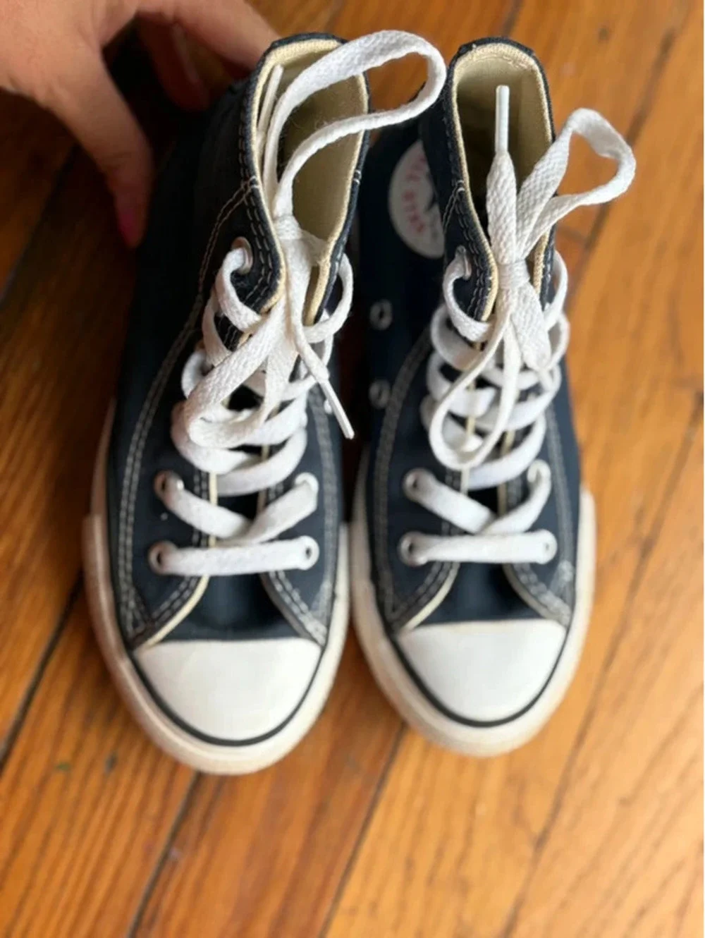 12C Kids Navy Blue Hightop Converse